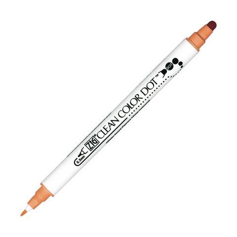 【Kuretake 日本吳竹】ZIG Clean Color Dot 點點筆 淺褐色 (TC-6100-064)