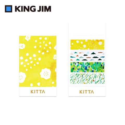 KING JIM KITTA隨身攜帶和紙膠帶 Clear透明 山裡暖陽 (KITT003)