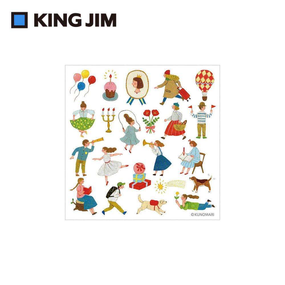 KING JIM pop up 立體貼紙 假期 (POP006)