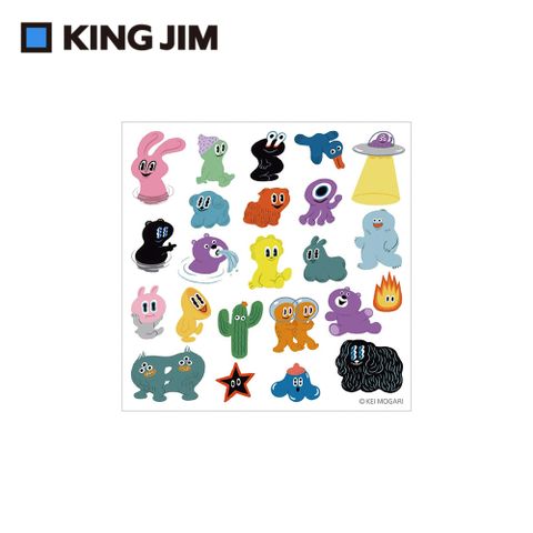 KING JIM pop up 立體貼紙 外星人 (POP007)