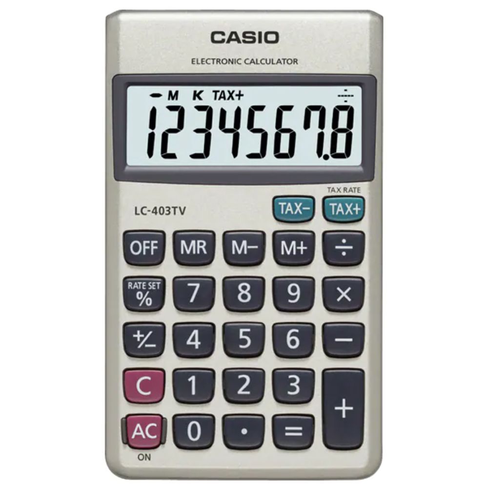 CASIO 卡西歐  8位數摺疊狀攜帶型計算機LC-403TV