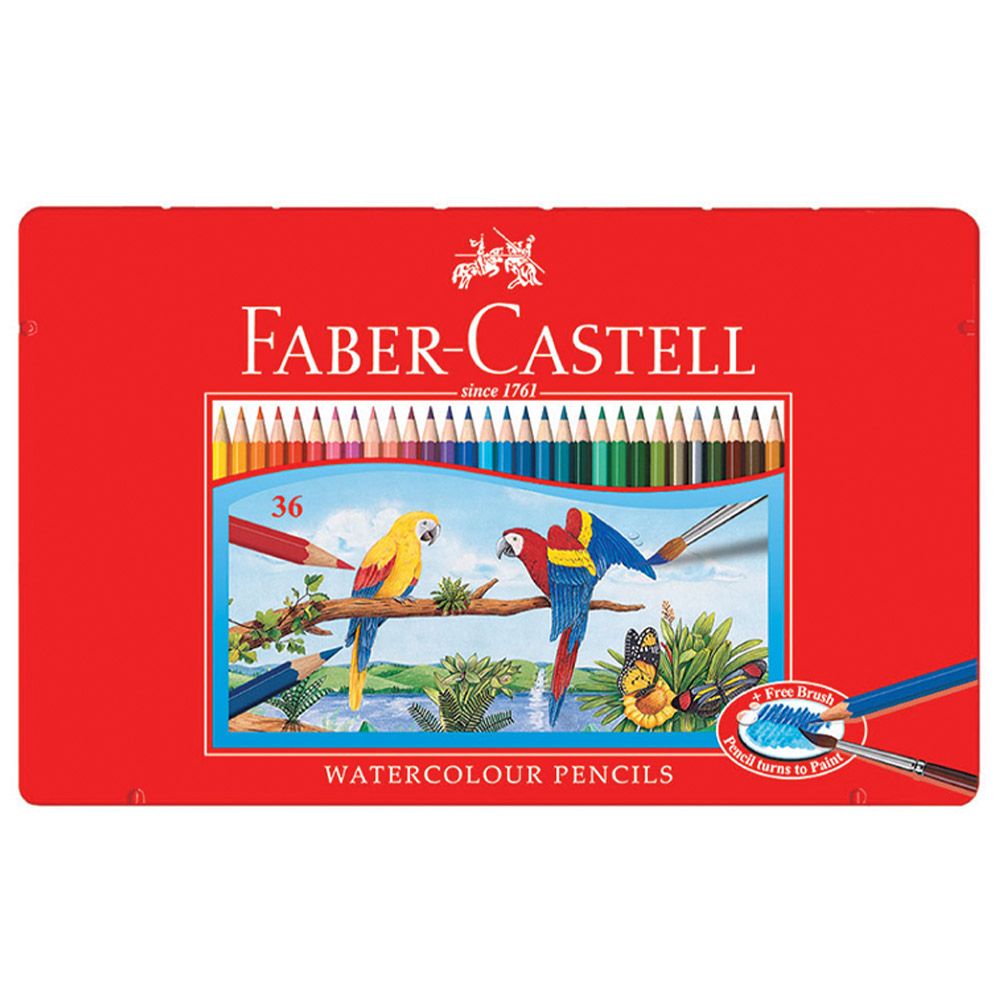 Faber-Castell 輝柏 德國 美術生指定用品 36色 水性彩色鉛筆組-115937