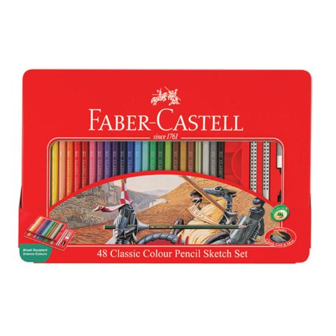 Faber-Castell 輝柏 德國 美術生指定用品 48色油性色鉛筆組-115849