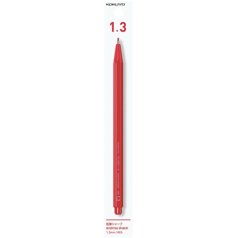 KOKUYO 六角自動鉛筆1.3mm-紅
