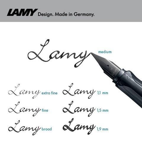 Lamy Joy Calligraphy Fountain Pen - Black - 1.5 mm Nib