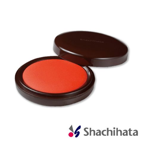 辦公用熱銷必備商品SHACHIHATA 速乾 朱肉攜帶型印泥50號(紅肉/黑盒)