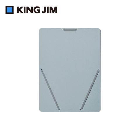 KING JIM Sand It文件收納夾 灰色 A4直向 (2572-GR)