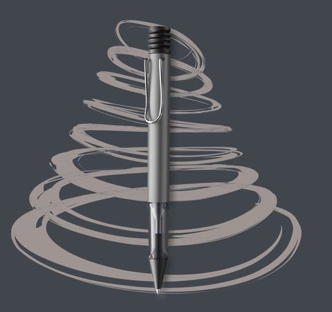 LAMY AL-star 恆星系列 原子筆客製化 - 鐵灰