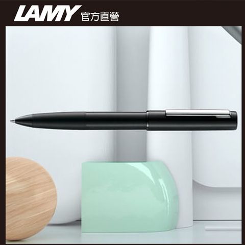 LAMY AION 永恆系列 鋼珠筆+馬卡龍筆套  - 霧黑