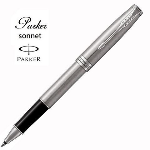 PARKER 派克卓爾鋼桿白夾鋼珠筆