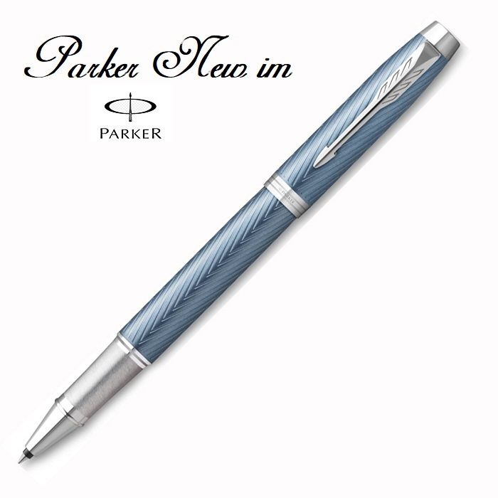 PARKER 派克   新IM經典系列 豪華版 冰河藍 鋼珠筆