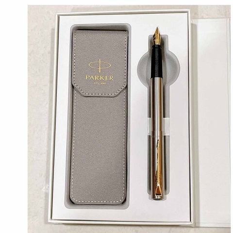 派克 PARKER VECTOR 威雅 鋼桿金夾 鋼筆 禮盒組