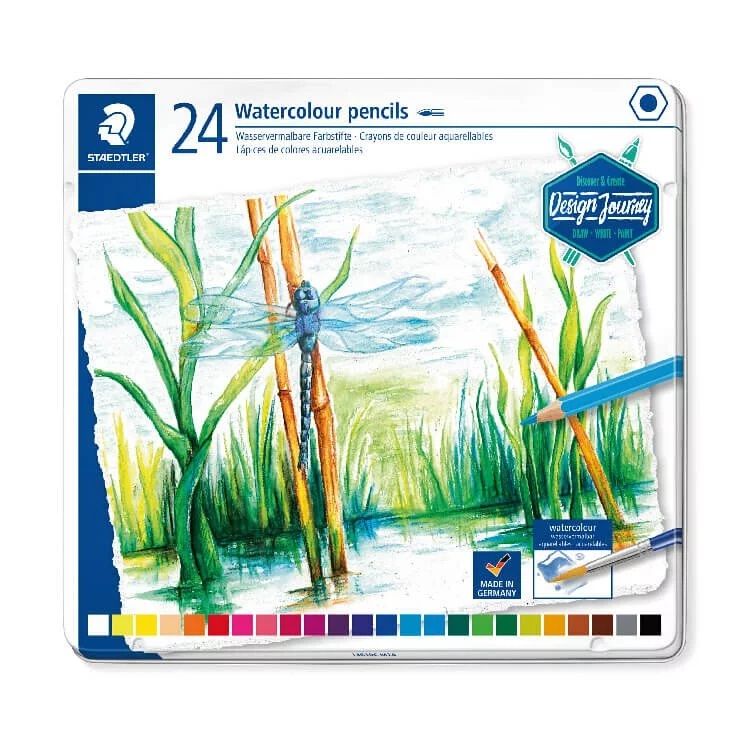 STAEDTLER 施德樓 德國設計家水性色鉛筆24色組 MS14610 C M24