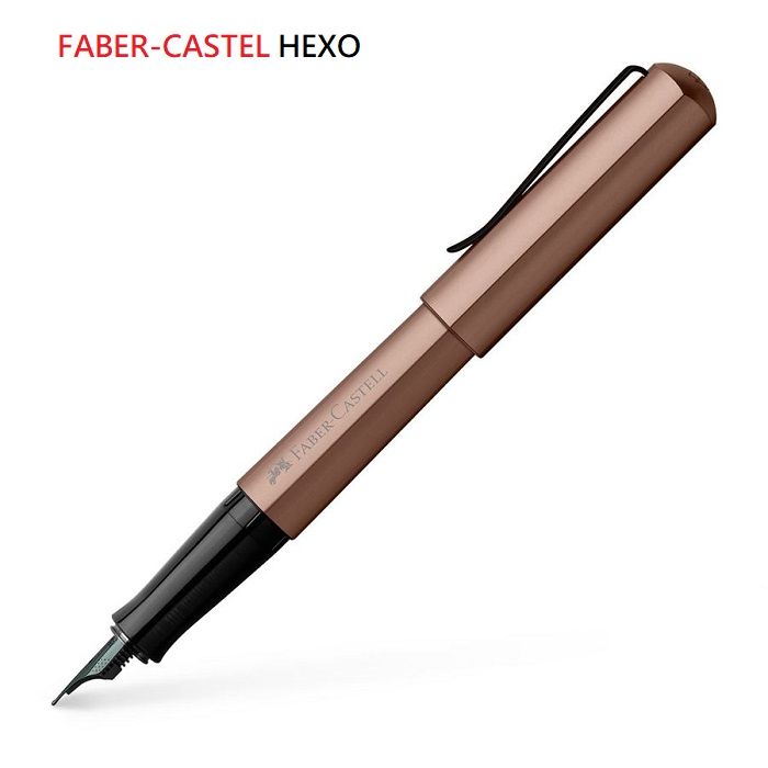 Faber-Castell 輝柏 德國   鋁合金 HEXO系列 鋼筆 青銅桿