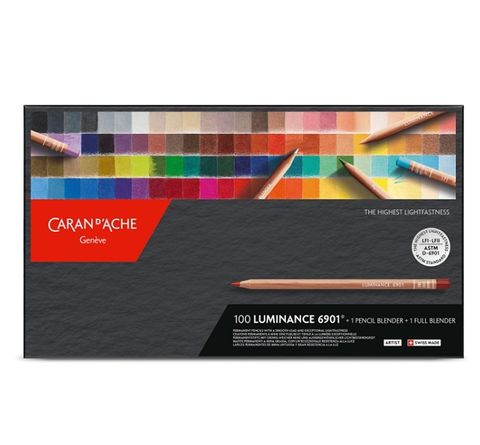 瑞士 CARAN D’ACHE 卡達 LUMINANCE 6901極致專家級油性色鉛筆 100色 6901.800
