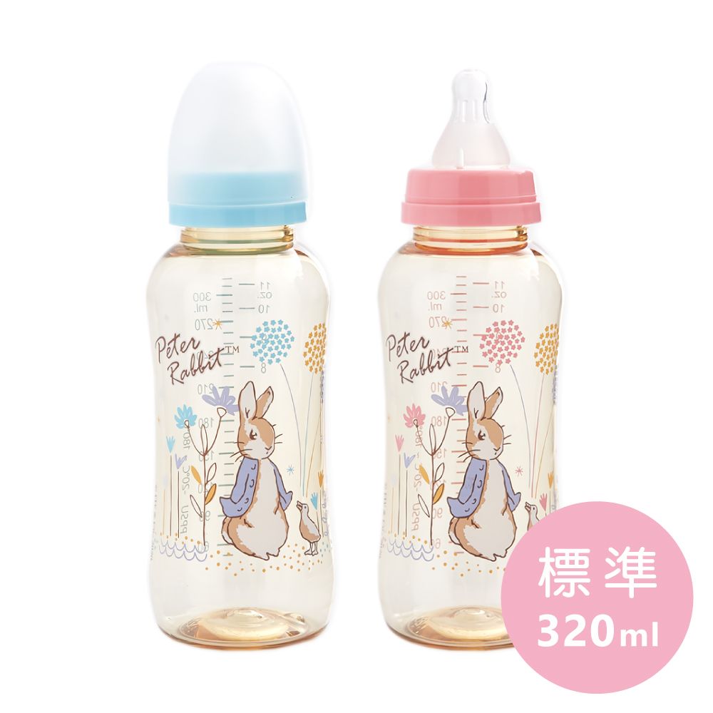 奇哥 比得兔PPSU標準奶瓶-320ml (2色選擇)