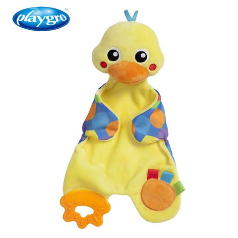 【Playgro 培高】抱抱小鴨安撫巾