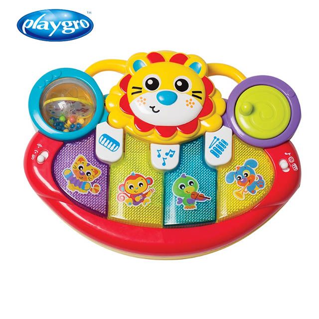 Playgro 手推車活力獅小鋼琴