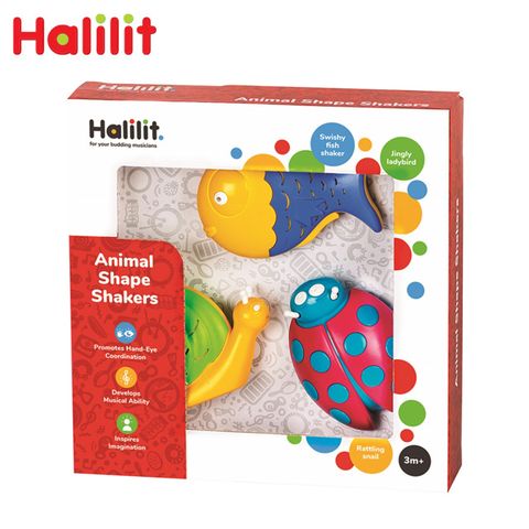 【Halilit 哈莉莉】動物造型搖搖禮盒