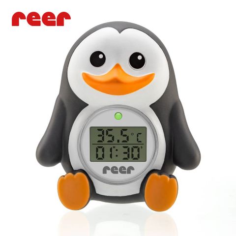 【REER】小企鵝LED洗澡水溫度計