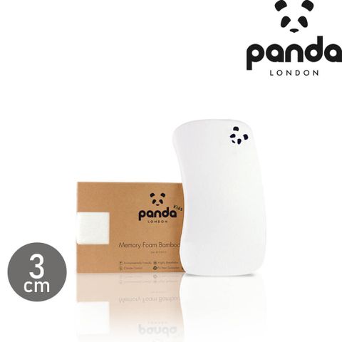 Panda 英國甜夢幼兒枕 (枕心+竹纖維枕套/超大尺寸可用到4歲)