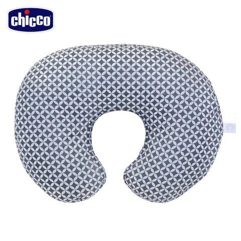 【chicco】Boppy純棉多功能授乳枕-幾何炭灰