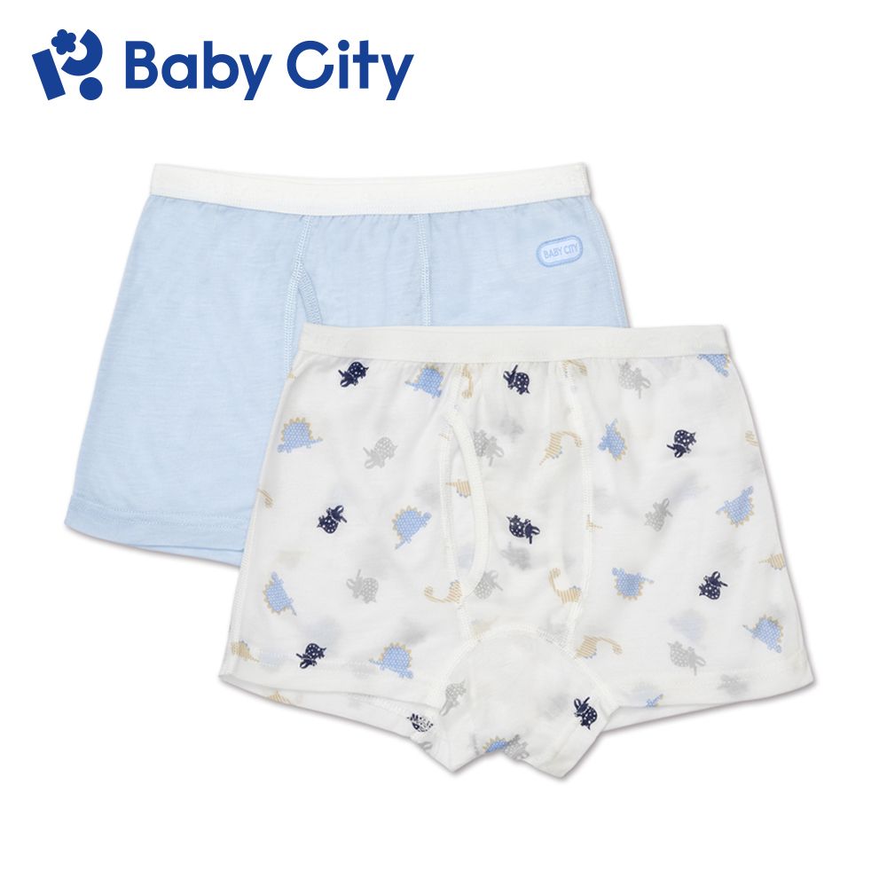 BabyCity 娃娃城 【Baby City 】天絲男童內褲/恐龍男童內褲2入(90-130cm)