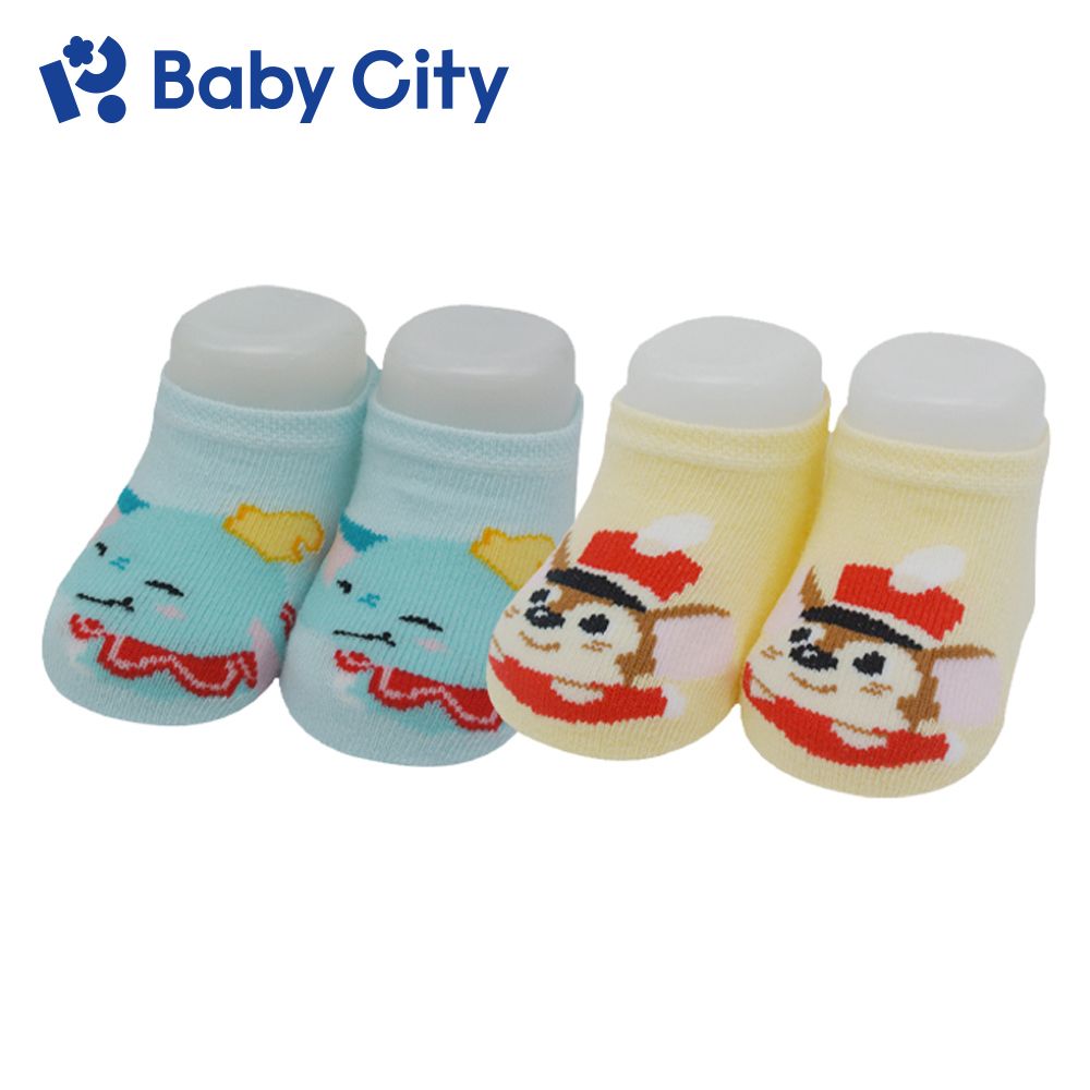 BabyCity 娃娃城 【Baby City】迪士尼魔術隱型襪2雙入(飛象.提姆)