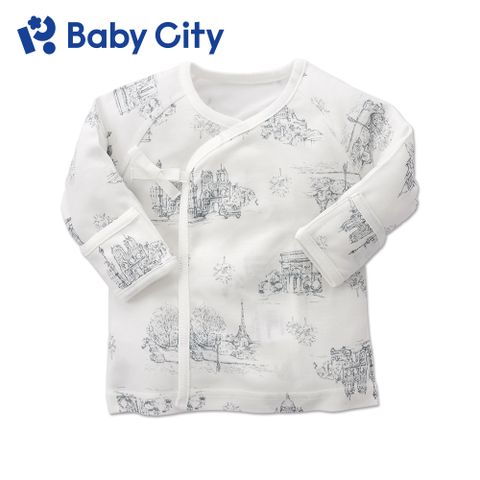 【Baby City 娃娃城】天絲棉長袖肚衣/歐洲白(XS/S)