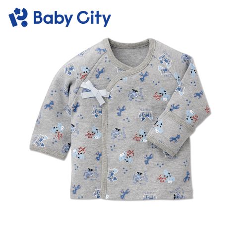 BabyCity 娃娃城 【Baby City 】美棉長袖肚衣/城堡灰(XS/S)