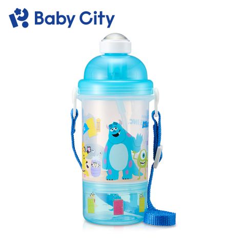 BabyCity 娃娃城 【Baby City 】迪士尼怪獸電力公司雙層彈跳吸管水壺