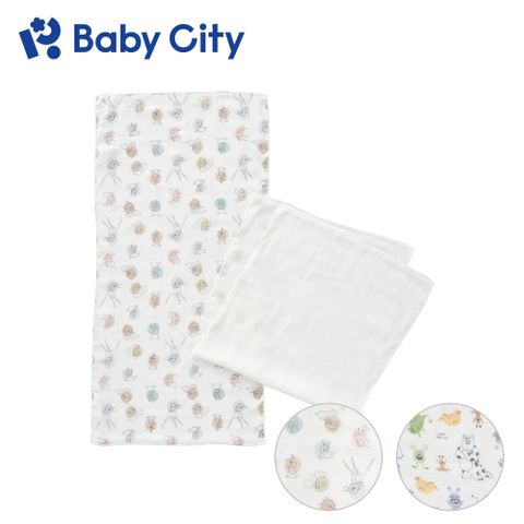 BabyCity 娃娃城 【Baby City 】迪士尼紗布多功能長手巾二入(兩款)