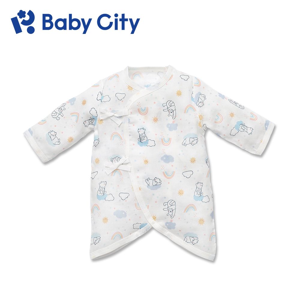 BabyCity 娃娃城 【Baby City 】維尼造型紗布初生兔裝/印花(XS/S)