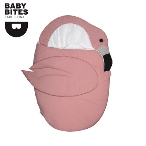 【西班牙設計】鯊魚咬一口 BabyBites 100% 純棉手作嬰兒/幼兒睡袋|防踢被|包巾《標準版》湛灰藍