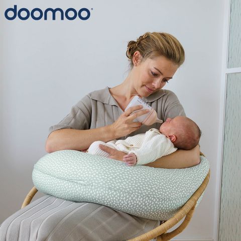 【Doomoo】有機棉舒眠月亮枕/孕婦枕/哺乳枕/授乳枕(多款任選)