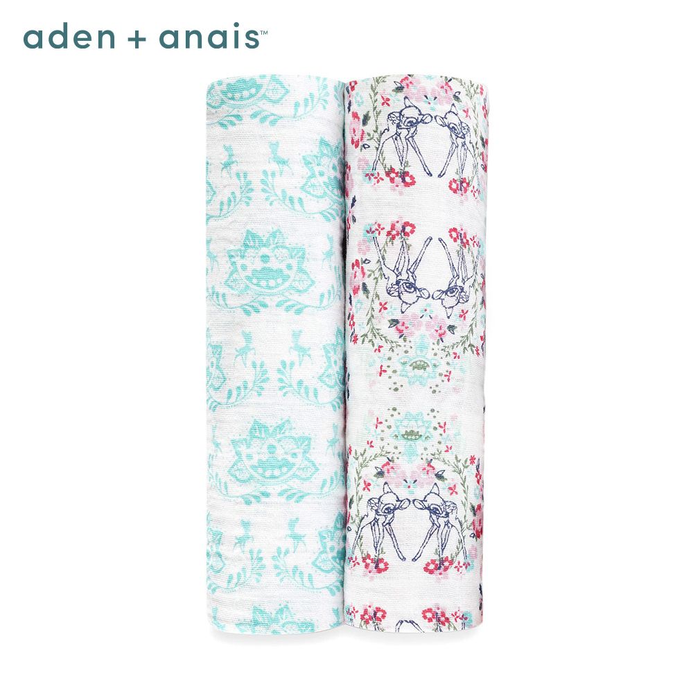 Aden & Anais 經典多功能包巾2入/小鹿斑比