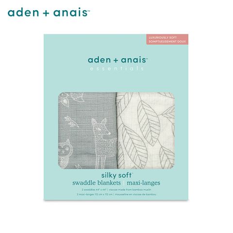 Aden & Anais 竹纖維多功能包巾2入/森林之友