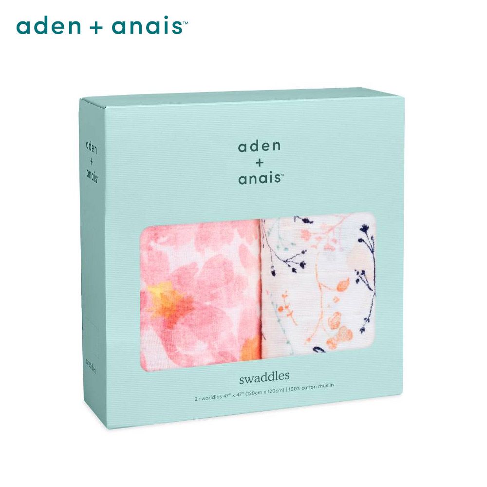 Aden & Anais 經典多功能包巾2入/花團錦簇