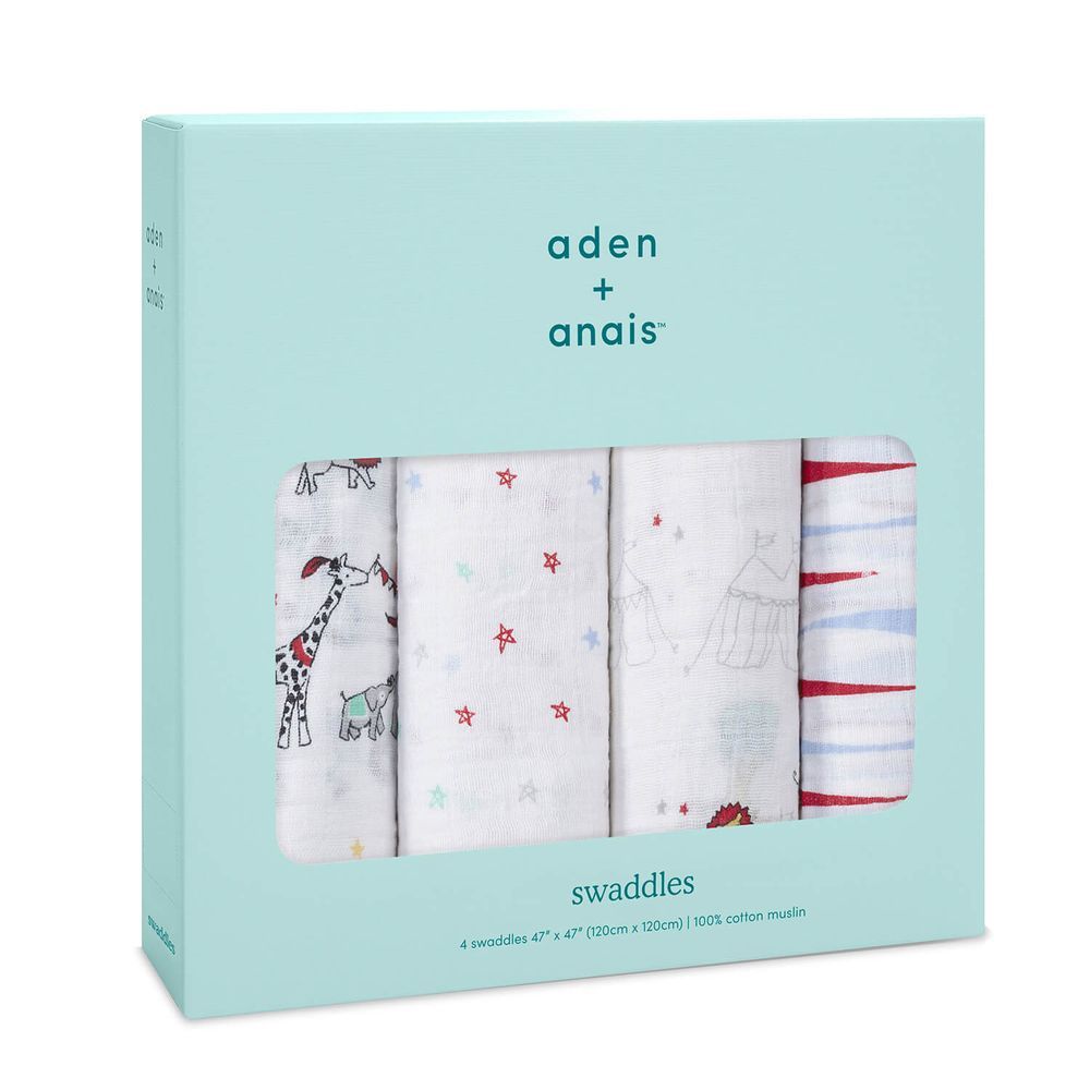 adenanaisswaddles4 swaddles 47 x 47 (120cm x 120cm)  100% cotton muslin