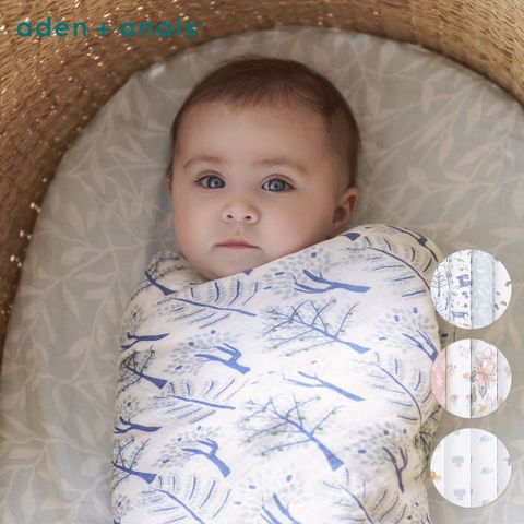 Aden & Anais 有機棉多功能包巾4入(3款)