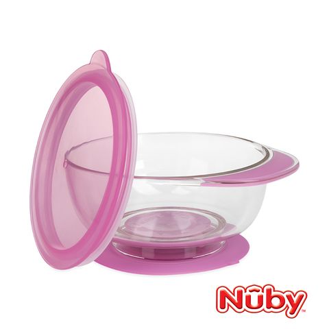 Nuby Tritan吸盤碗/粉