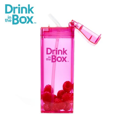 Drink in the box 　Tritan兒童運動吸管杯355ml-果凍粉  ~給孩子健康飲用好品質~