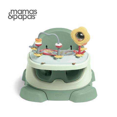 Mamas&amp;Papas 三合一養成椅-羅勒綠(附玩樂盤)