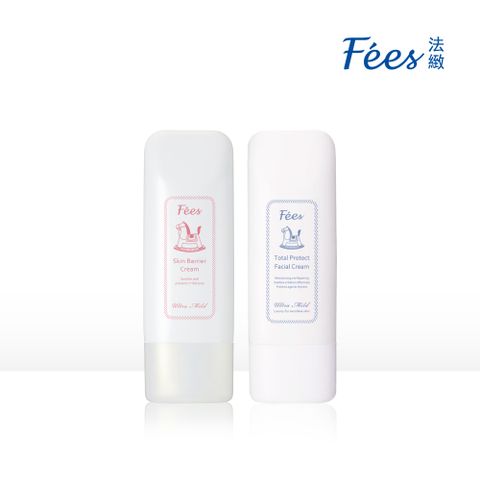 Fees 法緻 Fees baby全面修護組 安撫全效修護霜70ml+嬰兒全護極潤面霜70ml