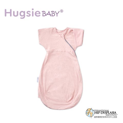 HugsieBABY成長蝶型包巾(粉紅)