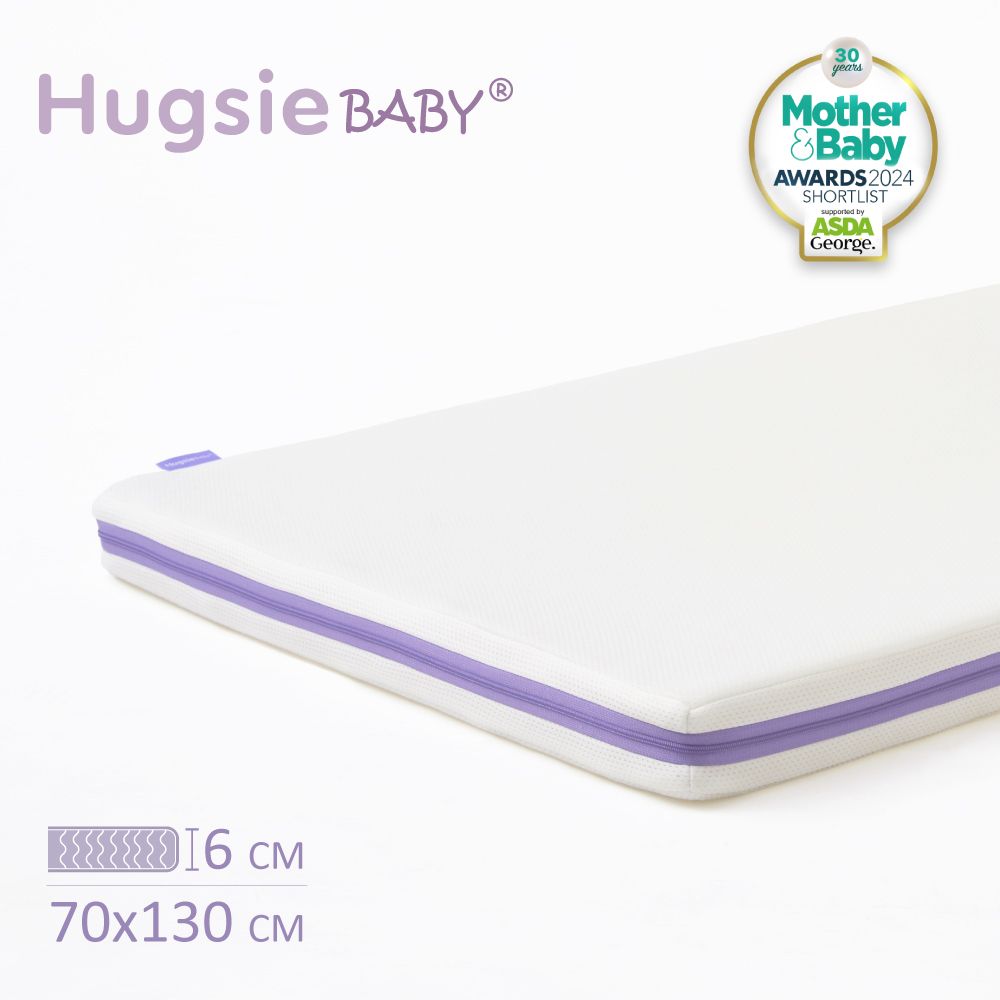 HUGSIE 好喜 HugsieBABY透氣水洗抗菌嬰兒床墊(附抗菌床單) 70x130 三年保固
