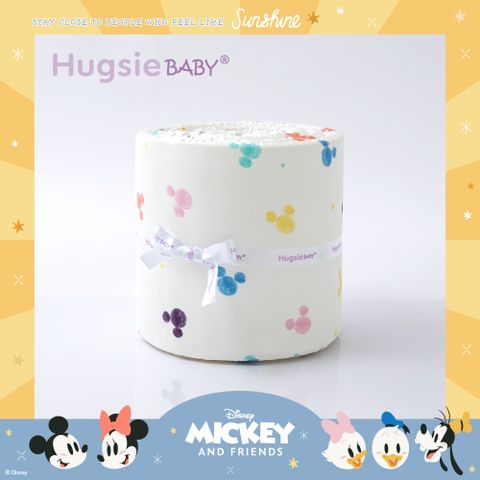 HUGSIE 好喜 HugsieBABY 防撞嬰兒床圍-繽紛米奇系列(300公分) 嬰兒床圍欄 精梳棉純棉