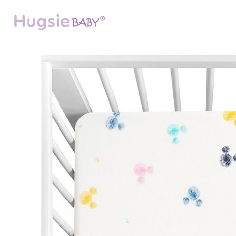 HugsieBABY德國氧化鋅抗菌嬰兒床單-繽紛米奇款60×120