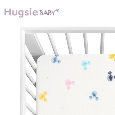 HugsieBABY德國氧化鋅抗菌嬰兒床單-繽紛米奇款60×120
