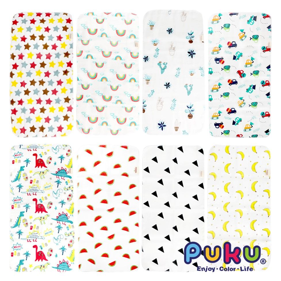 PUKU 超輕柔棉紗澡巾2入-30*60cm